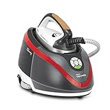 Polti Vaporella Next VN18.30, Plancha de Vapor con Caldera, Presión hasta 6 Bar, Potencia 2200 W, Función Eco y Turbo, Autonomía ilimitada, Steam Pulse 350 g, Gris y Rojo