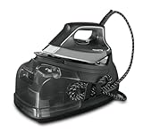 Rowenta DG8622 Perfect Steam Pro - Estación de planchado a vapor, 2400 W, golpe de vapor extra: 430 g/min, capacidad: 1100 ml, color gris